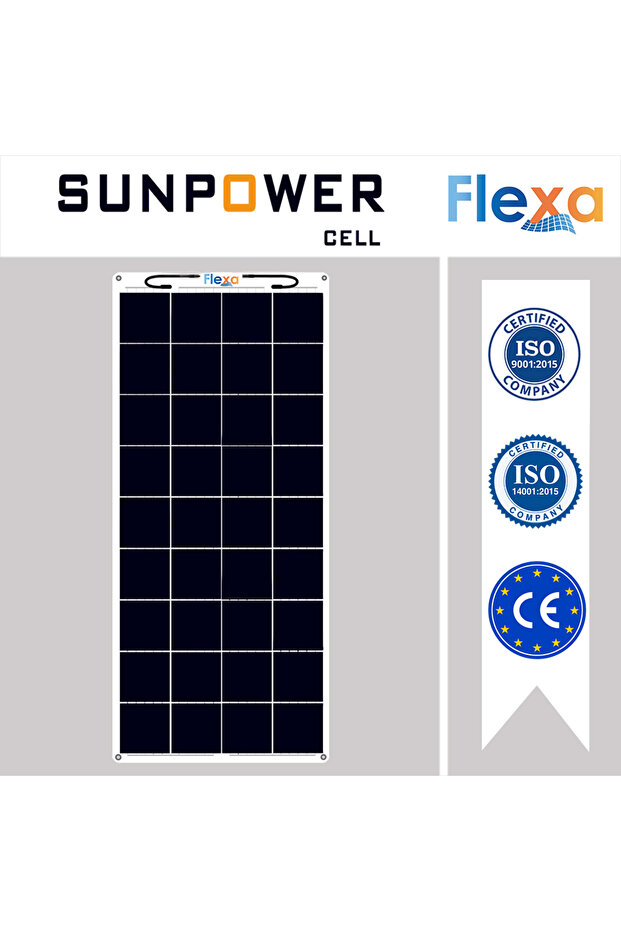 130 Watt Sunpower Cell Esnek Güneş Paneli - 3