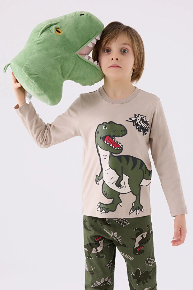 Boy's double set - sand - 2