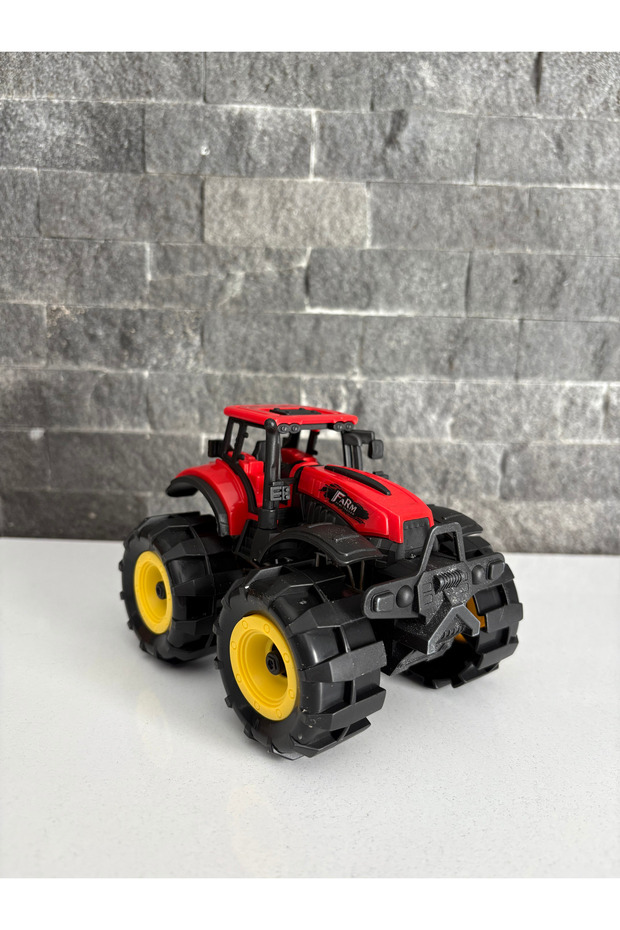 Kırmızı Oyuncak Traktör - 5