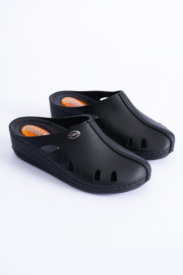 Polomia Jessica Women's Anatomical Heel Spike Closed Front Comfort Comfortable Women's Daily Home Slippers