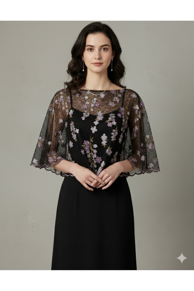 Berra şal bolero abiye üstü şal - 3