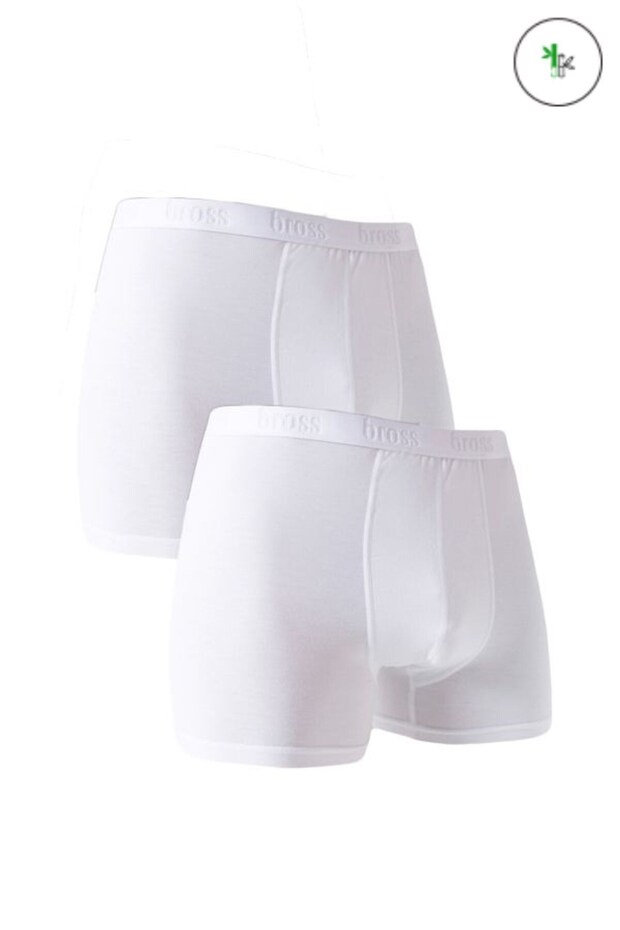 2li Siyah Bambu Erkek Boxer 1426 - 1