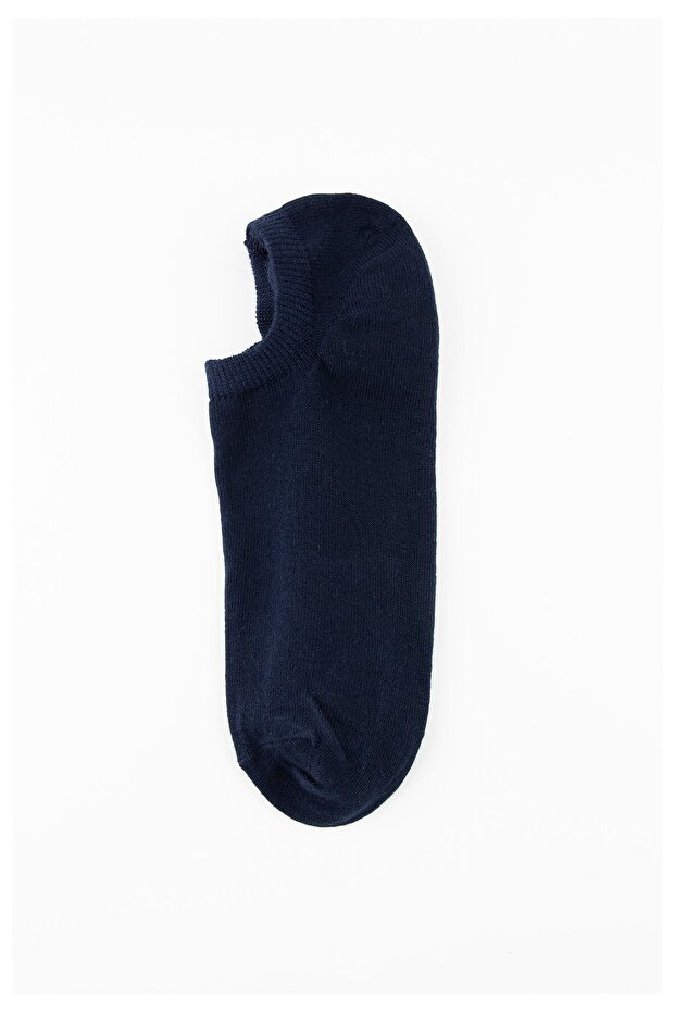 6lı Basic Lacivert Erkek Sneaker Çorap - 3