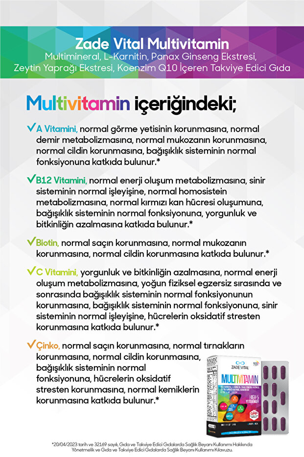 Multivitamin 30 Kapsül - 5