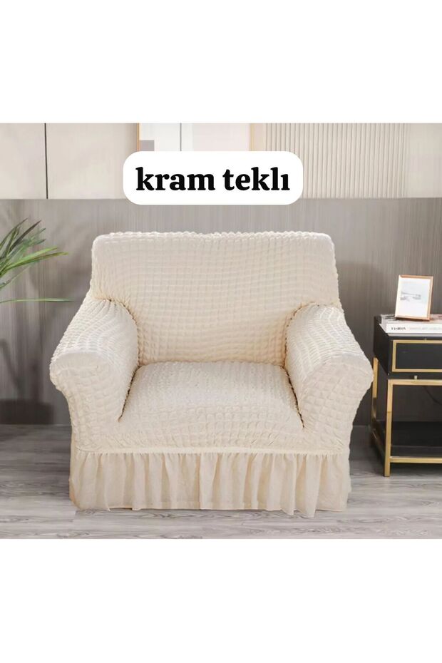 Bürümcük غطاء أريكة أريكة سرير غطاء مقعد واحد Bürümcük فردي
