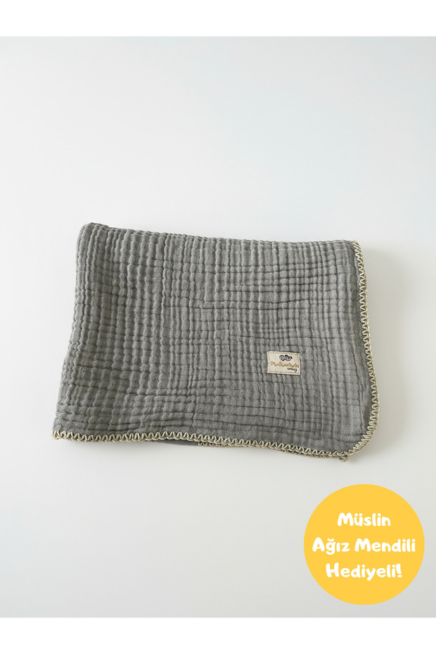 4 Layer Shepherd's Stitch Muslin Baby Blanket