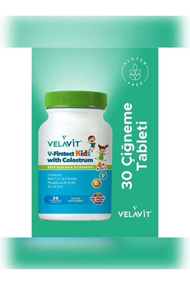 V-firstect Kids With Colostrum 30 Çiğnenebilir Tablet - 2
