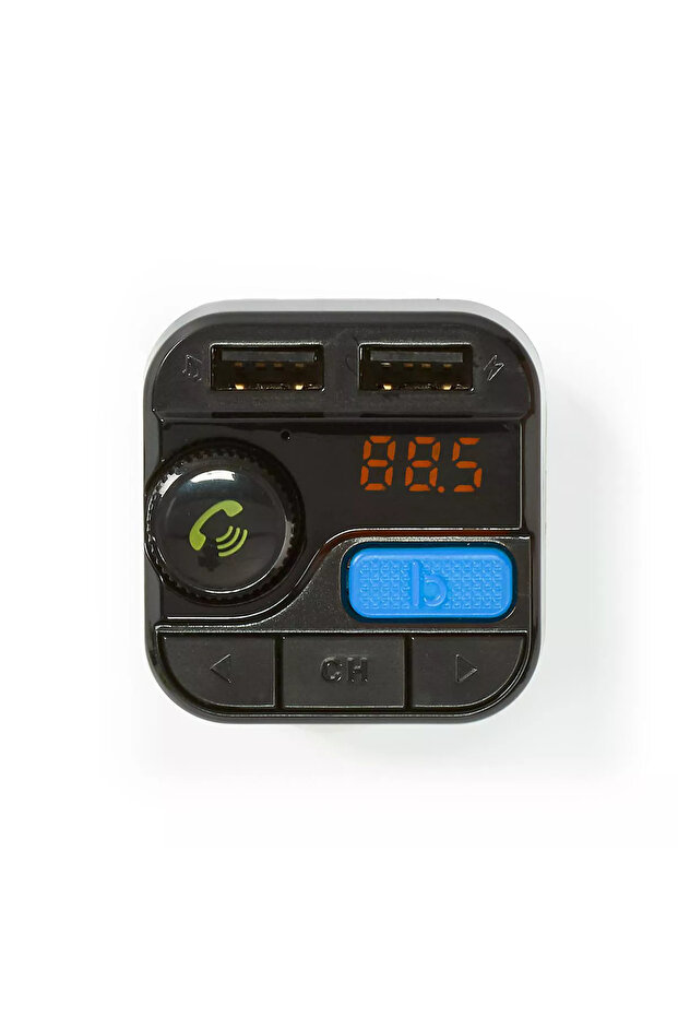 FM Modulator Hands-Free Bluetooth MicroSD Voice control 2x USB - 7