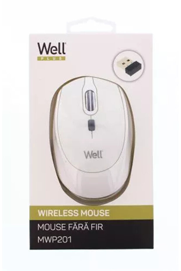 Mouse wireless MWP201 alb - 3