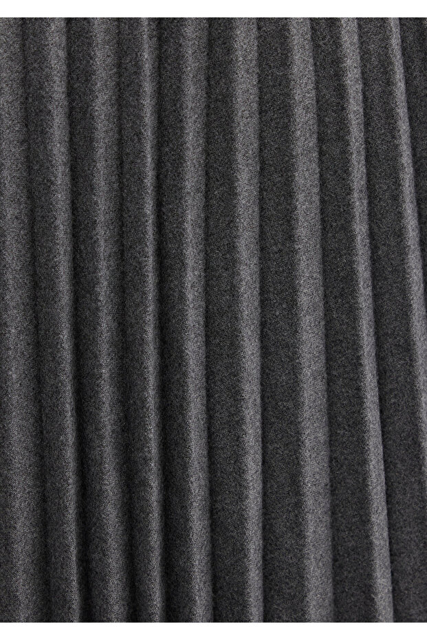 Antrasit Şort Etek 1410235-80023 - 5