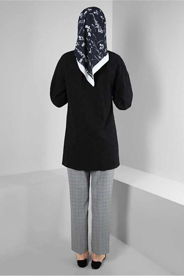 بنطلون كلاسيكي منقوش 70531 - 4