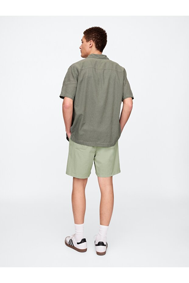 ErkekTwill Şort - 6