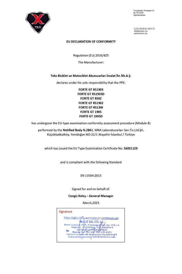 Eldiven RS02 Kırmızı - 2