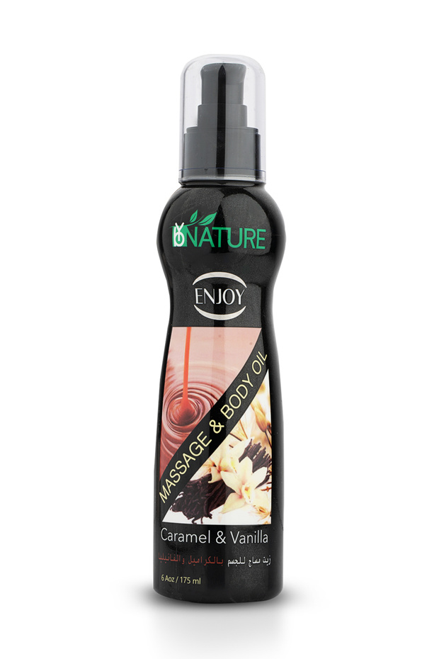 Vanilla Massage and Body Oil 175 ml, Sensual Aromatherapy Blend for Relaxation and Hydra