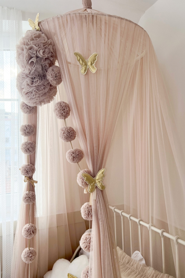 Tül Cibinlik Basic Pinkish Stone - 3