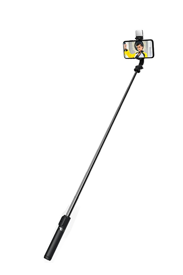 عصا سيلفي ذكية مع إضاءة - 3