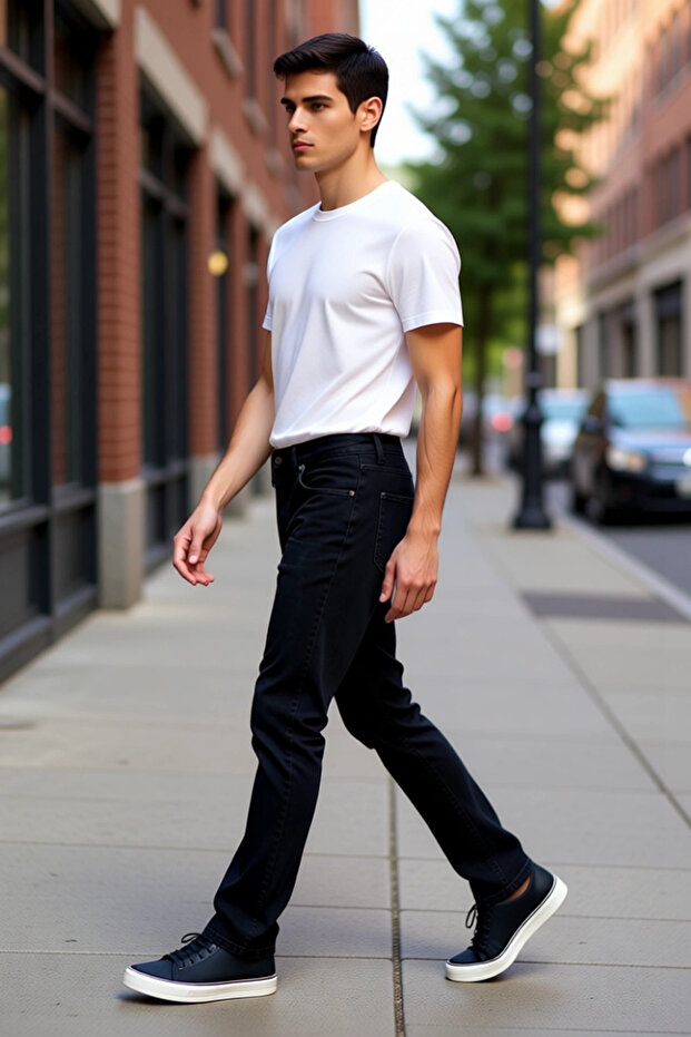 Men's Fashion Regular Fit Jean Pants Without Belt Cotton Daily Use Weekend Quality Material