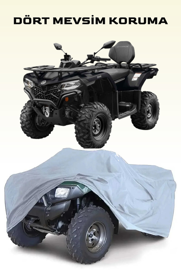 ماركة Cf Moto CFORCE 450L EPS ATV مقاومة للماء - رمادي