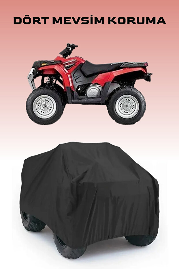 علامة تجارية مقاومة للماء متوافقة مع Polaris Hawkeye 2x4 ATV - أسود