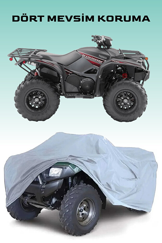 Yamaha Kodiak 700 Eps Se Atv Tarpaulin, Grey, Safe, Waterproof Durable Fabric