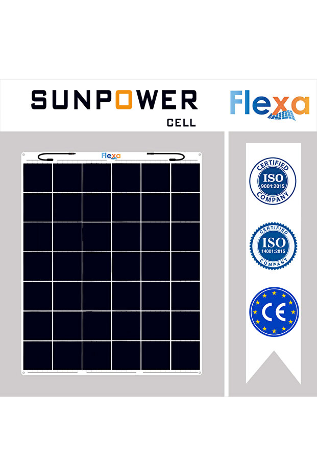 150 Watt Sunpower Cell Esnek Güneş Paneli - 2
