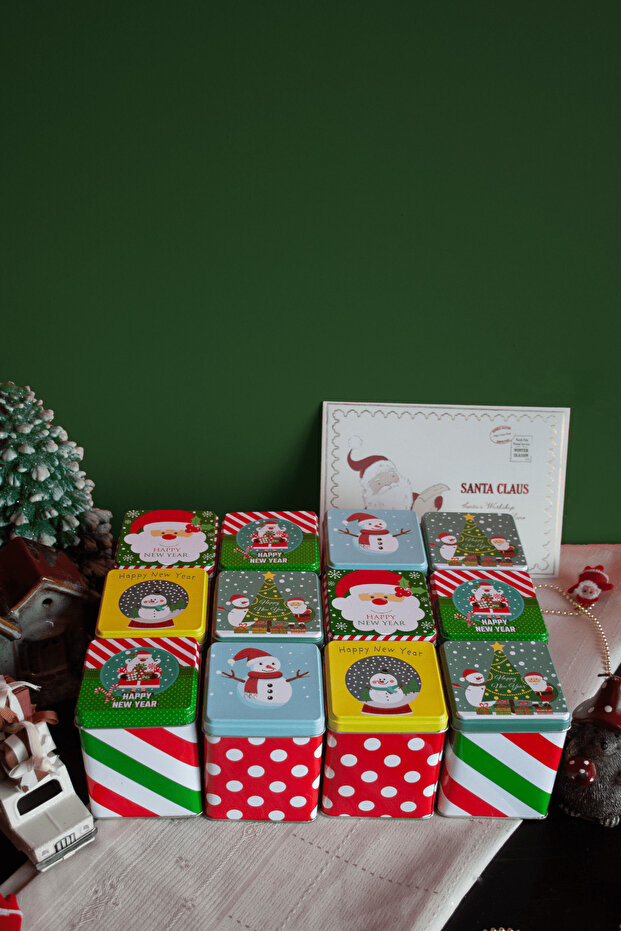 12'li Display Kutu Set Köşeli - 4