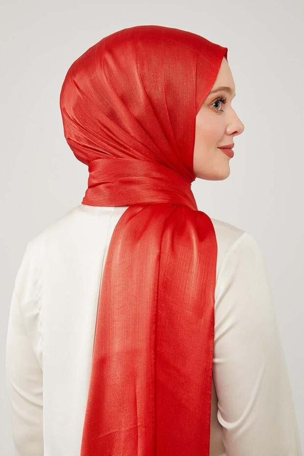 Kırmızı Janjan Şal - 3