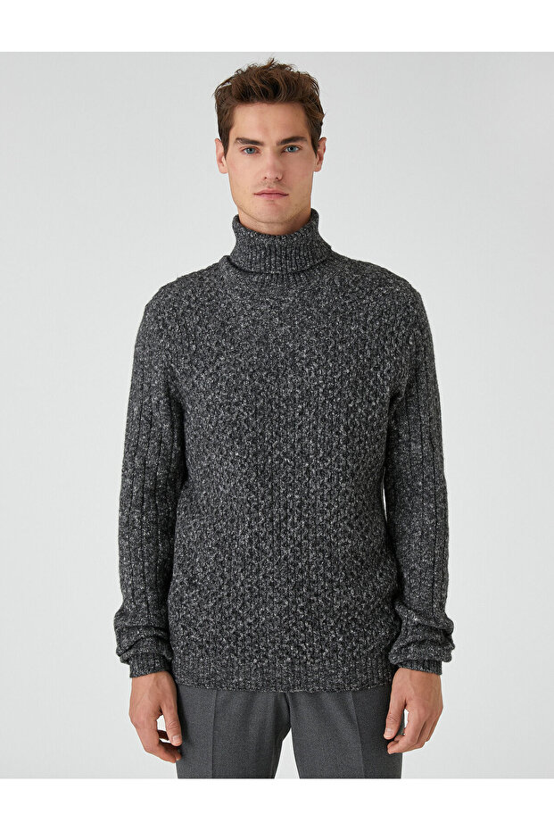 Basic Knitwear Sweater Turtleneck - 4