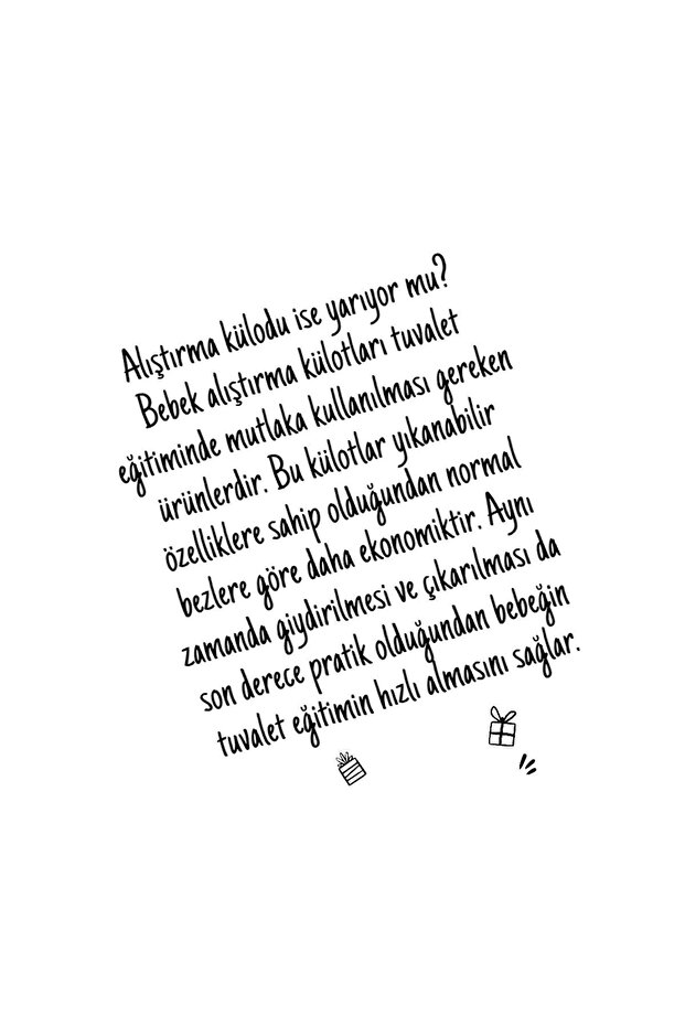 Alıştırma Külodu 3 Adet - 7