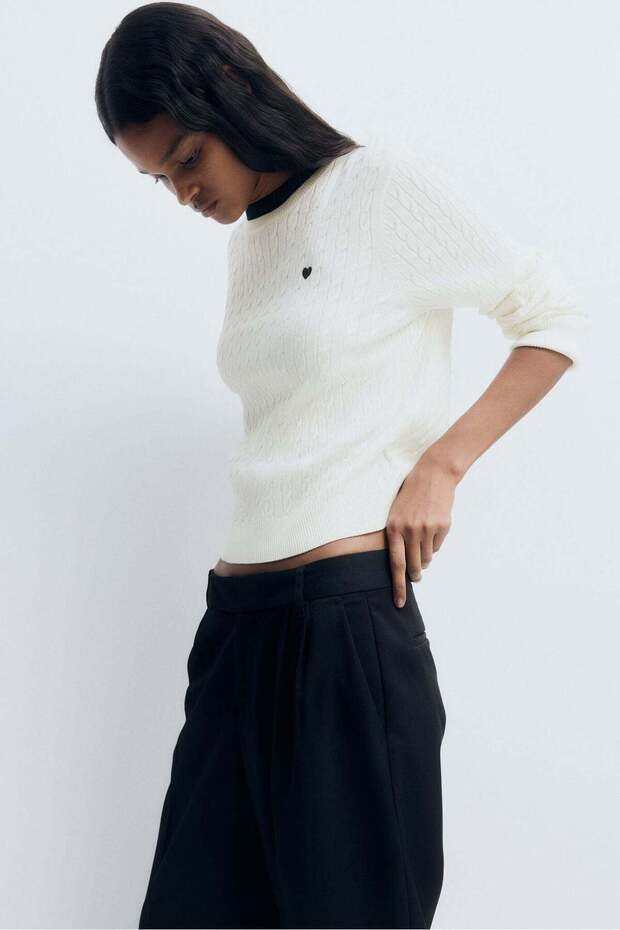 سترة محبوكة بالكابل - 6