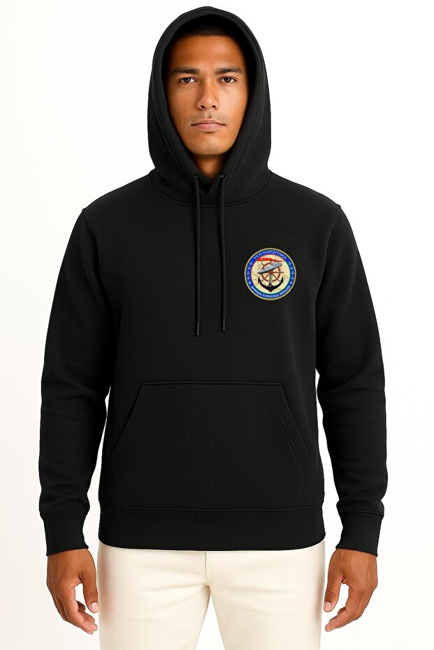 Hooded Tcg Karşıyaka P1206 Pocket Design Unisex Sweatshirt