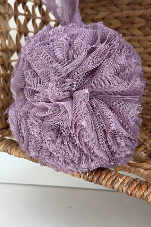 Midnight Blue Pompom Accessory Mosquito Net - 2