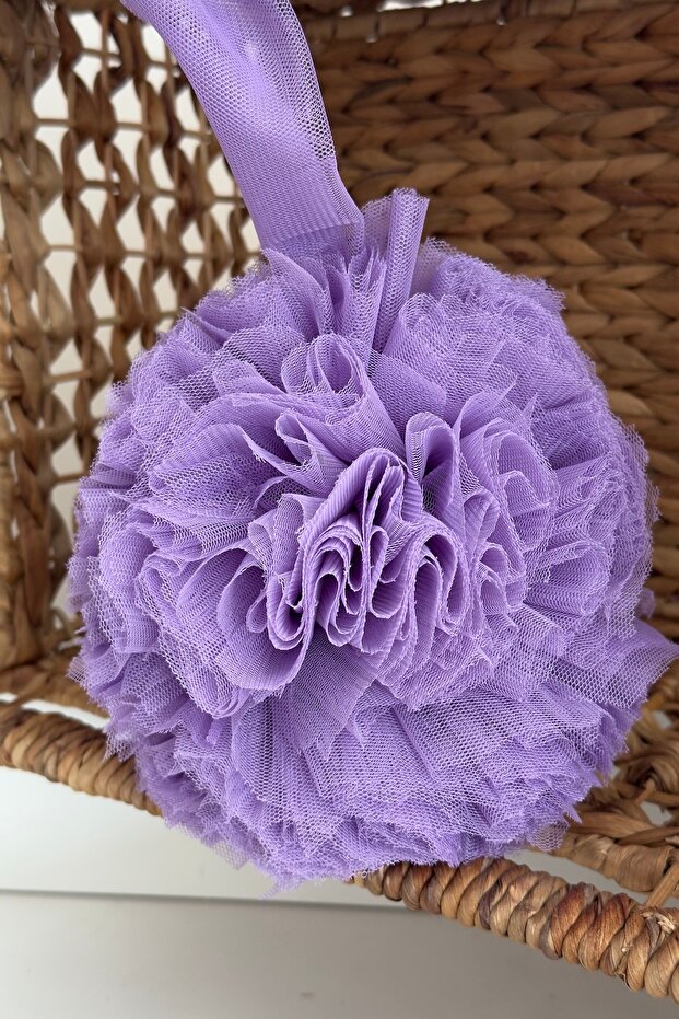 Lilac Pompom Accessory Mosquito Net - 2