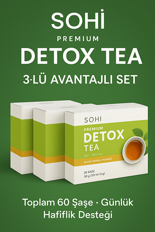 Bitkisel Detox Çay 3’lü Set | 2 Aylık Program - 1