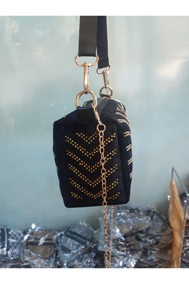 Taşlı Çapraz Çanta - 2