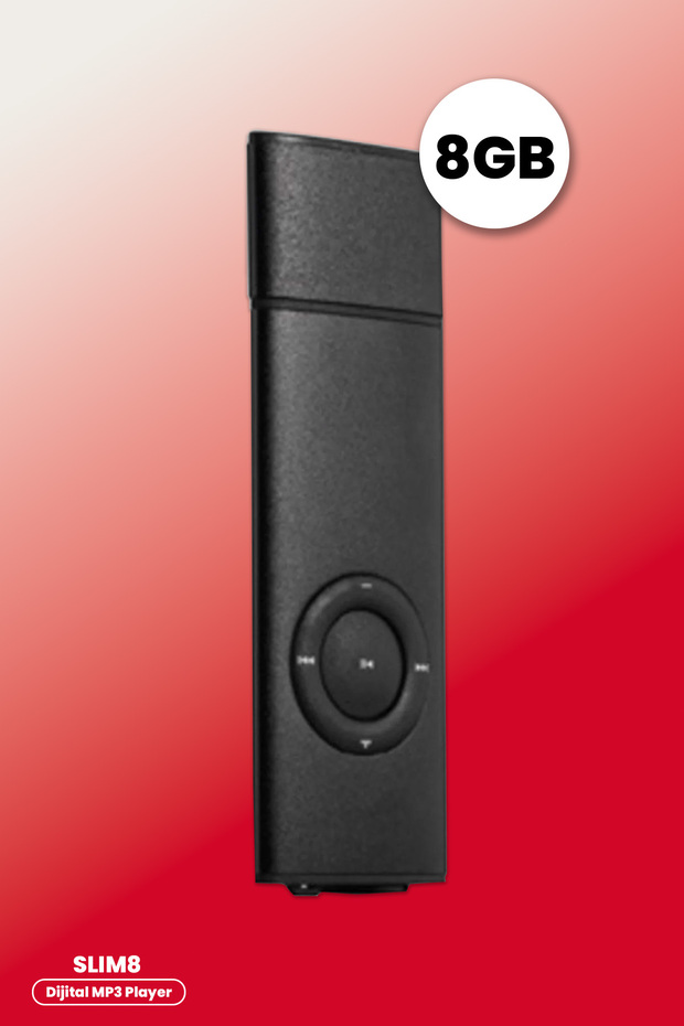 SliM8-MP3 SİYAH Digital Player - 1