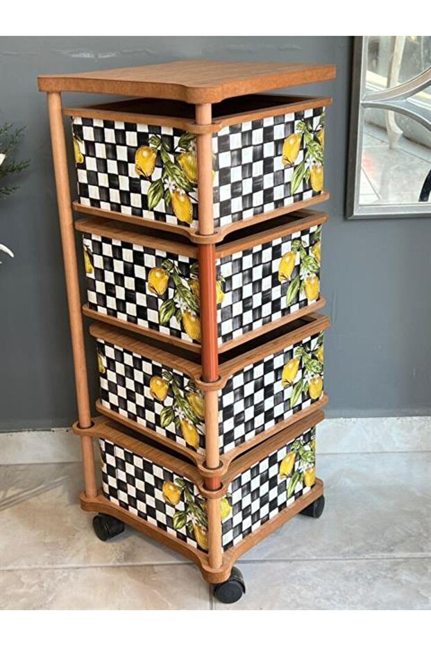 Miss Bety Amarillo - 4 Tier Square Crisper