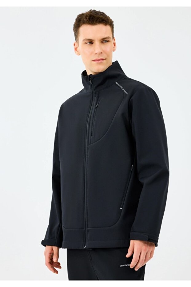 M Softshell Basic Jacket S2520132 Men's Coat Black - 1