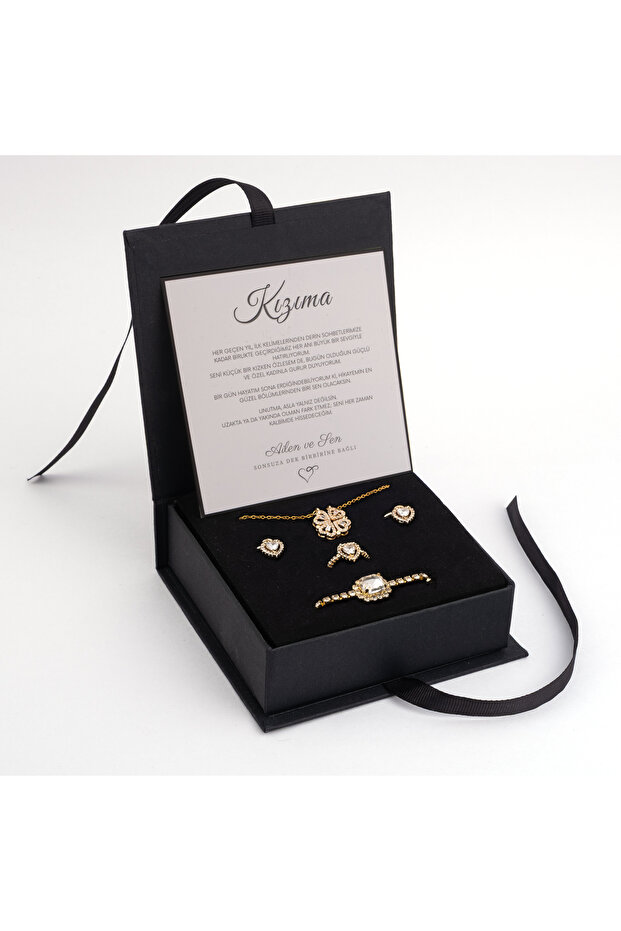 ''Kızıma'' Yonca Hediye Seti - 1