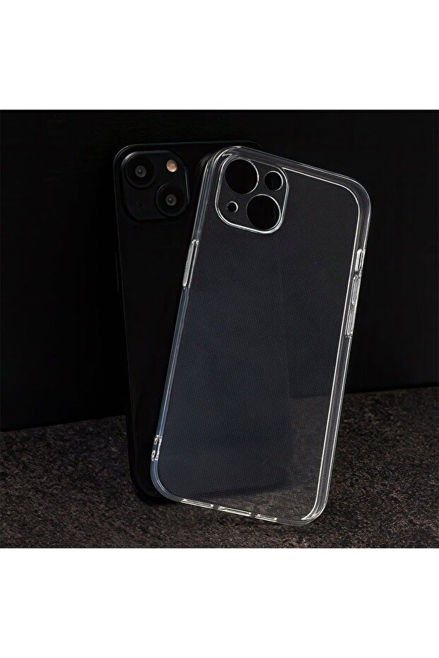 2 mm thin case, for iPhone 14 Pro Max, flexible TPU, customizable, solid appearance, transparent - 4