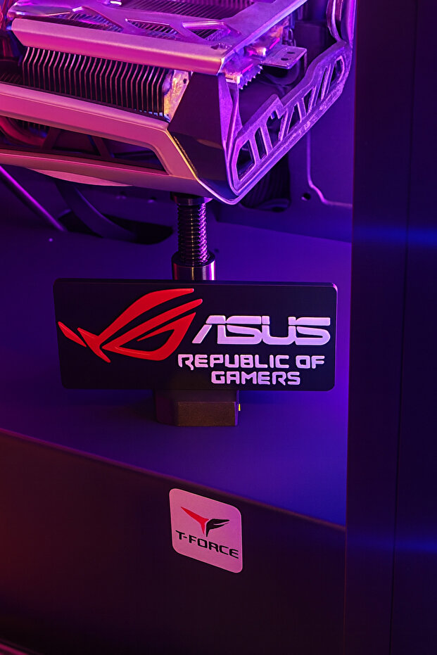 حامل بطاقة الرسومات قابل للتعديل (6–10.5 سم) جهاز دعم بطاقة الرسومات Asus Rog