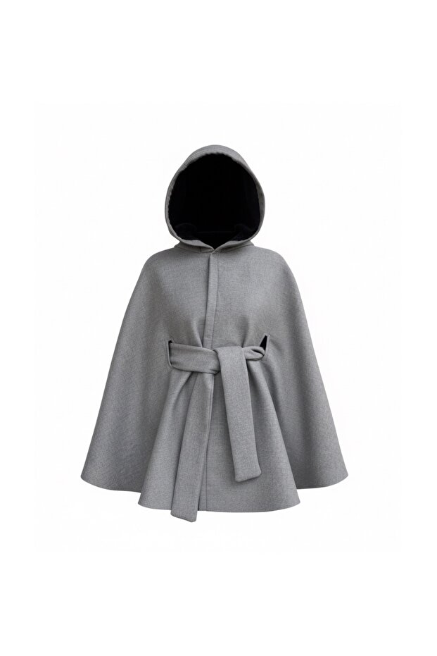 Kapüşonlu Panço - 4