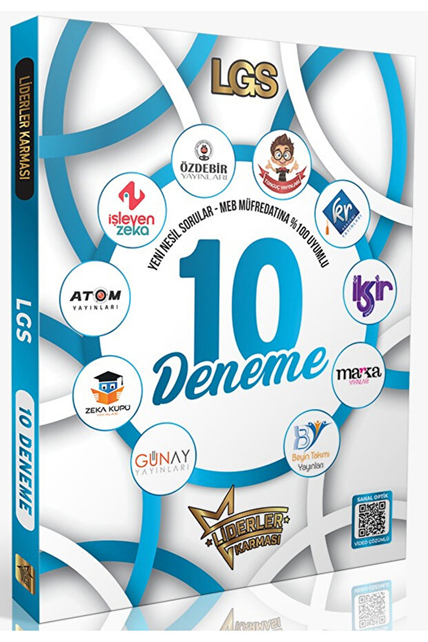 LİDERLER KARMASI 2026 LGS 10 Deneme Fasikül Fasikül Tamamı Video Çözümlü 10 Yayın 10 Deneme