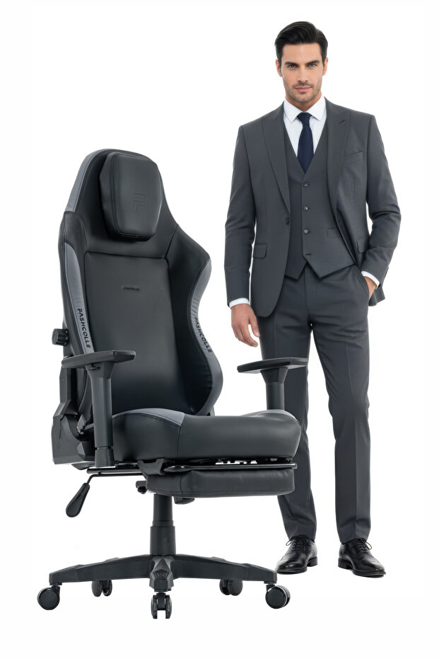 Globe Pro Black-Grey Oyuncu Koltuğu - 9