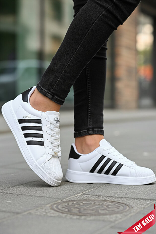 W WİPPER Unisex Spor Ayakkabı Sneaker Hafif Ortopedik Eva Taban Memory Foam Günlük Kullanım İçin Rahat