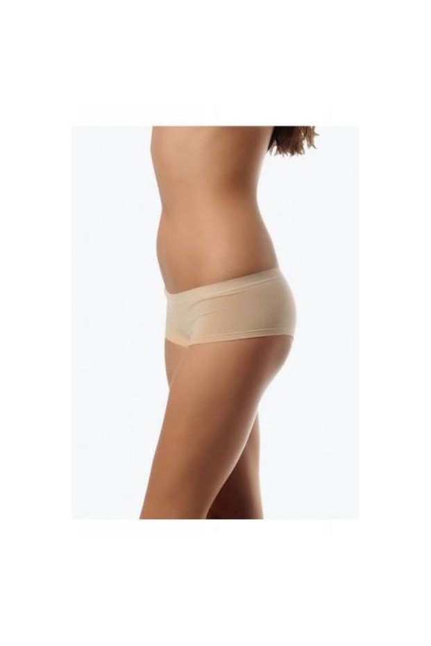 Kadın Modal Mini Paça Boxer Şort 8136 TEN