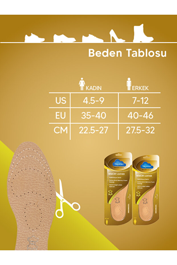 Memory Leather Tabanlık - Kadın - 6