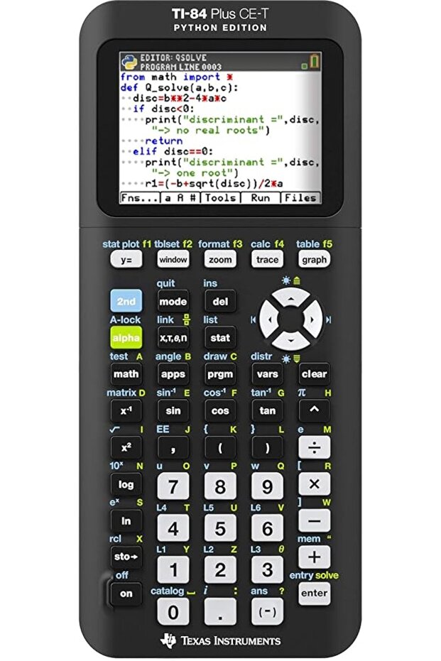 Instruments TI-84 PLUS CE-T Python Hesap Makinesi Python Edition - 1