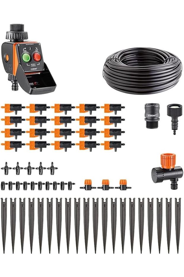 90763 نظام الري بالتنقيط Tımer Kıt 20 Pratıco كامل - 1