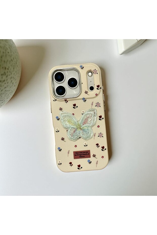 حافظة لطيفة لهاتف آيفون 14 بلس (6.7 بوصة) متوافقة مع النمط الجلدي المنقوش - 1